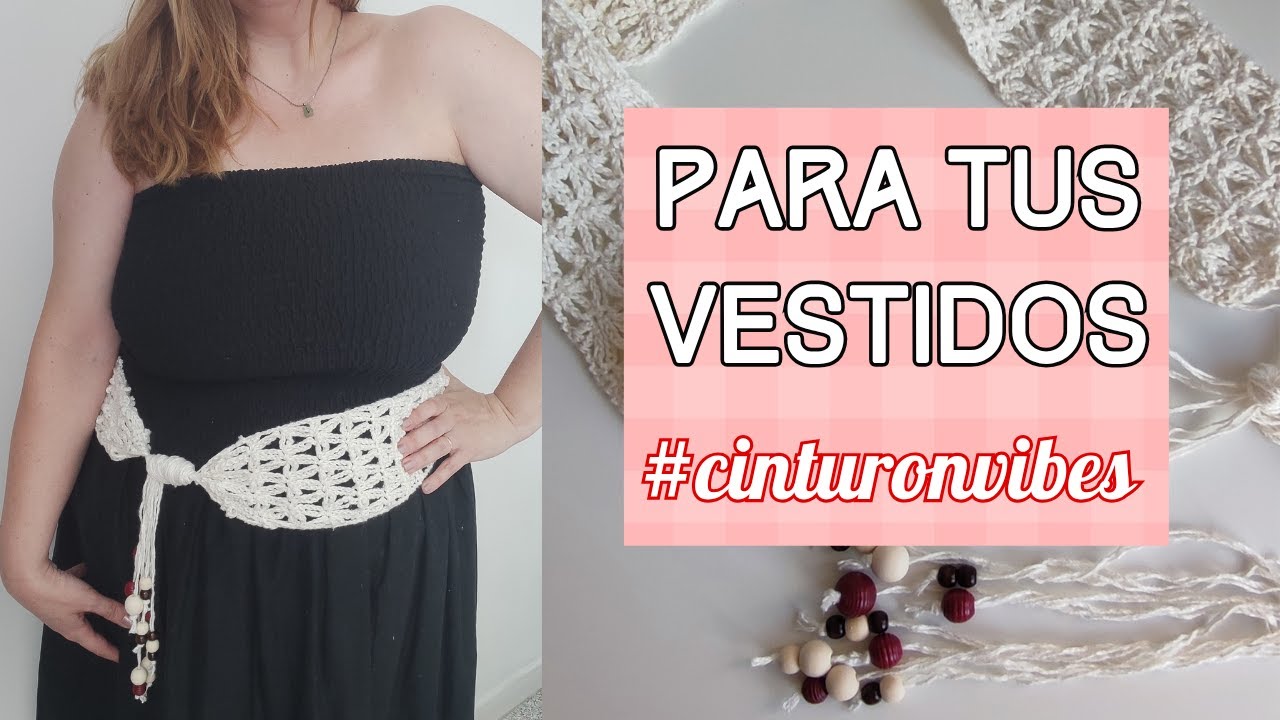 CINTURÓN DE CROCHET ESTILO BOHO CHIC 🌟