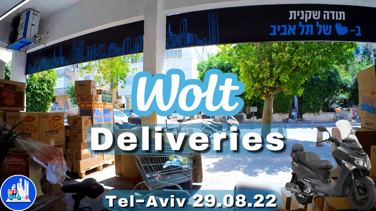 Wolt deliveries in Tel Aviv | 29.08.2022