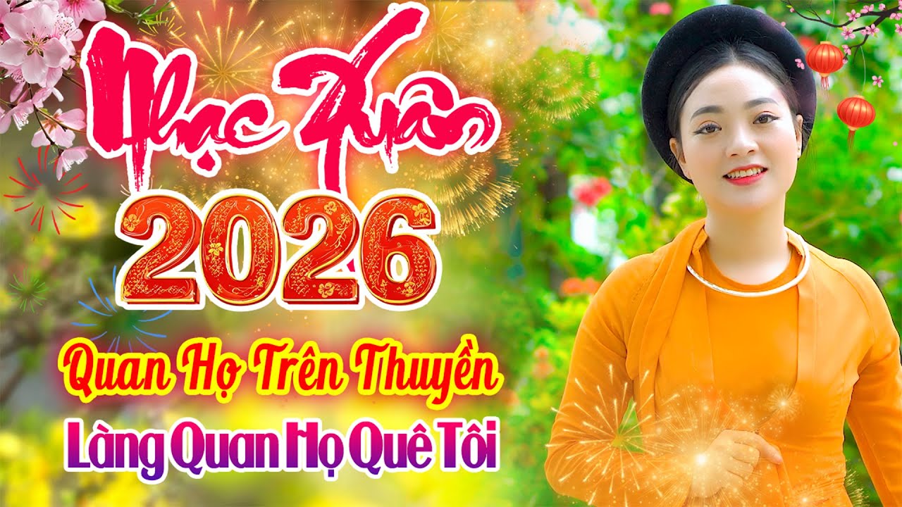 LK Làng Quan Họ Quê Tôi - Liền Chị Ngọc Khánh Xinh Đẹp Hát Hay - Quan Họ Trên Thuyền Chào Xuân 2026