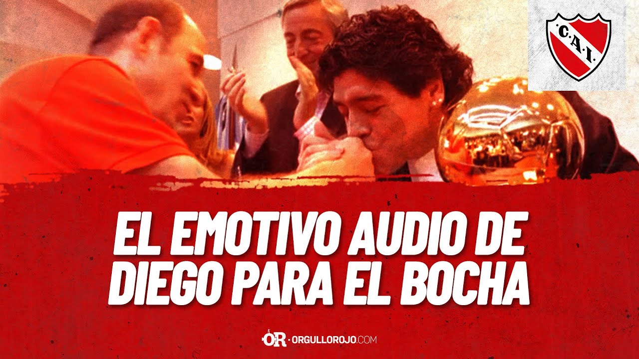 &iexcl;DE D10S AL MAESTRO! El INCRE&Iacute;BLE AUDIO de Diego Maradona para Ricardo Bochini