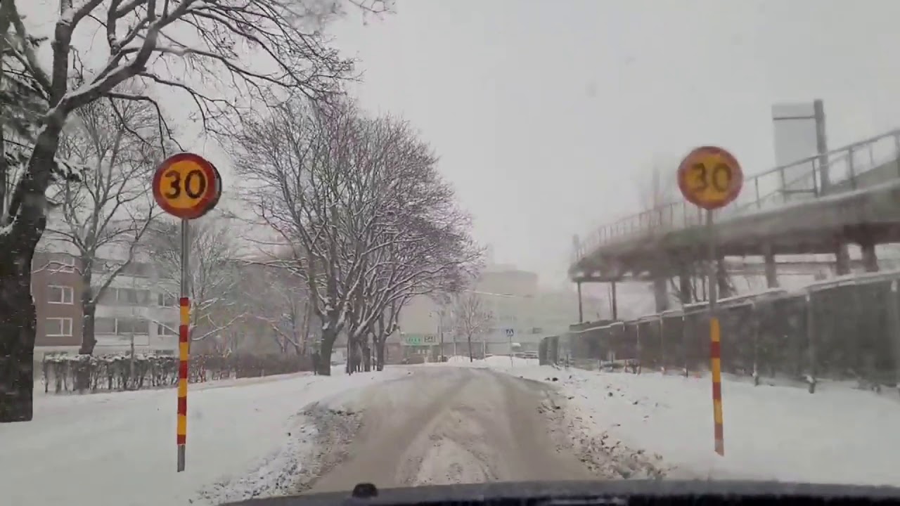 Stockholm Views: Driving in Stockholm