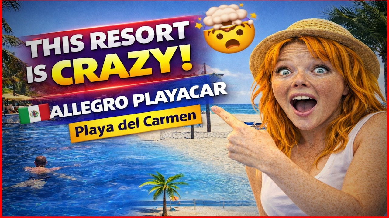 🔥Полный обзор и экскурсия по Allegro Playacar – лучший бюджетный отель «все включено» в Плайя-дел...