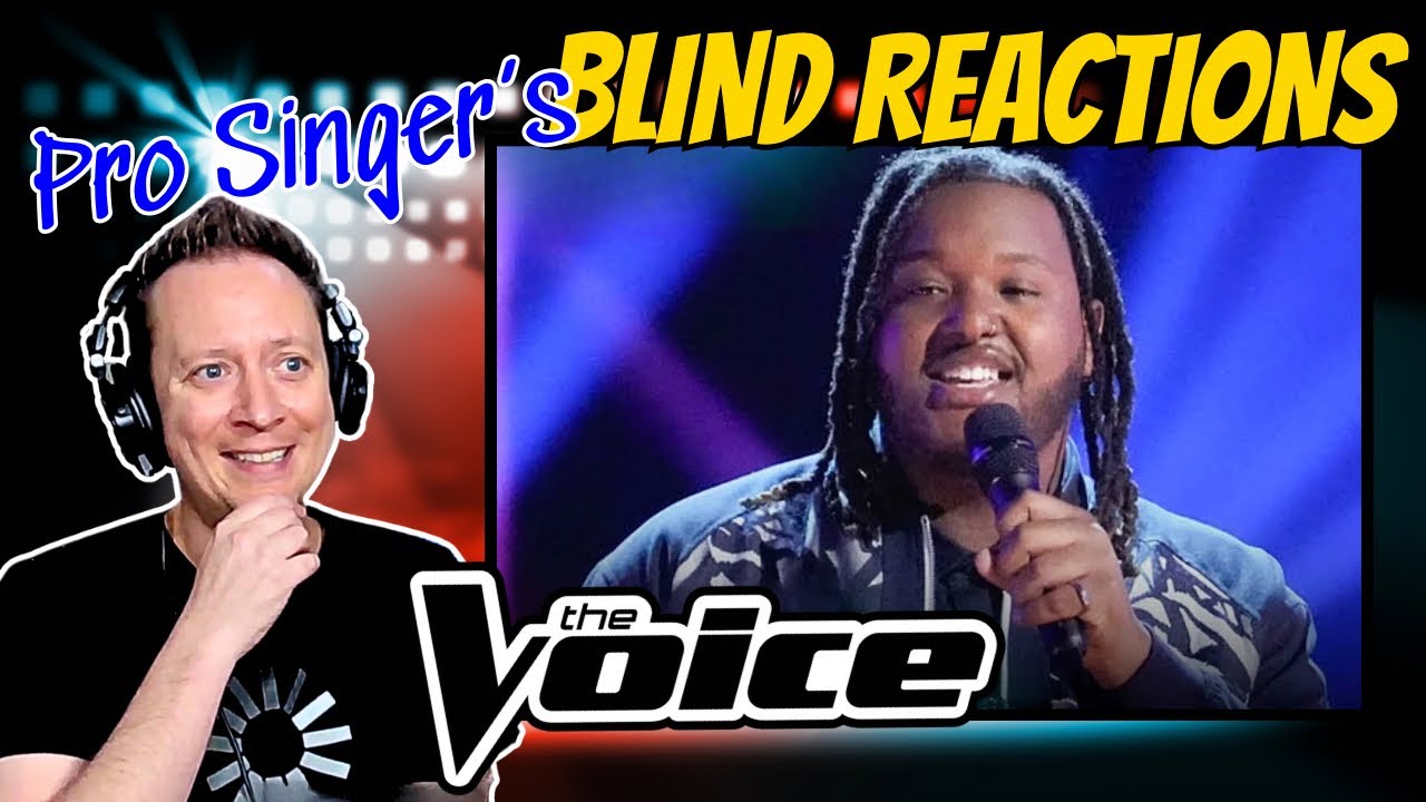 The Voice | Caleb Sasser Performs a Toni Braxton Cover. Blind Reaction
