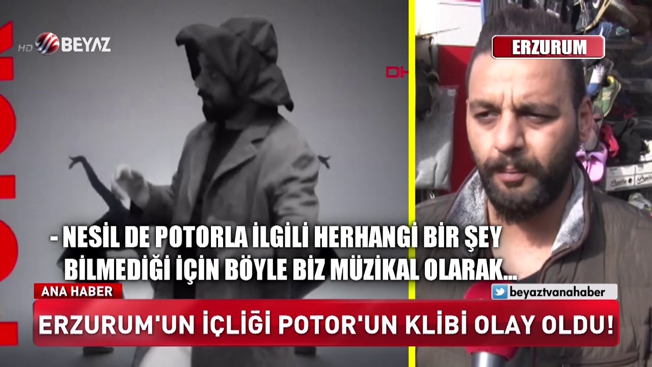 Erzurum'un i&ccedil;liği Potor'un klibi olay oldu
