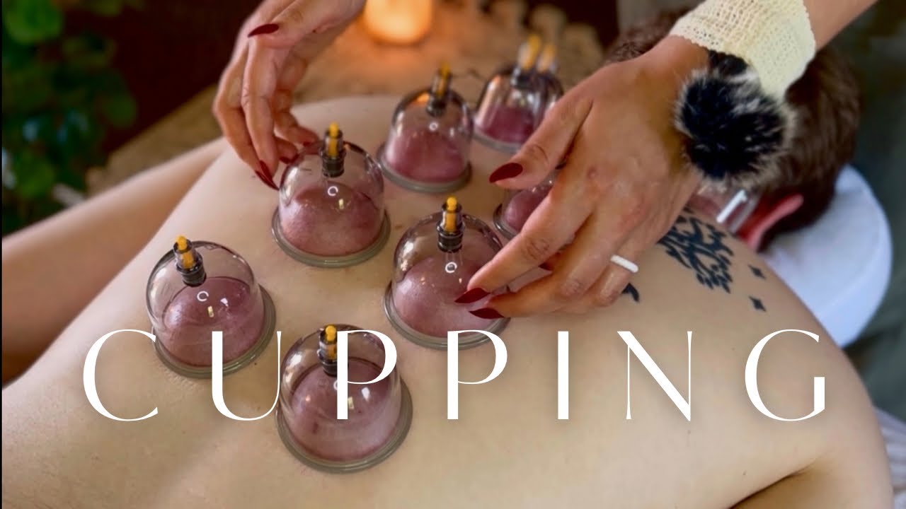 Calming ASMR Massage to Fall Asleep To | Cupping, Tattoo Tracing, Back Scratching [No Talking]