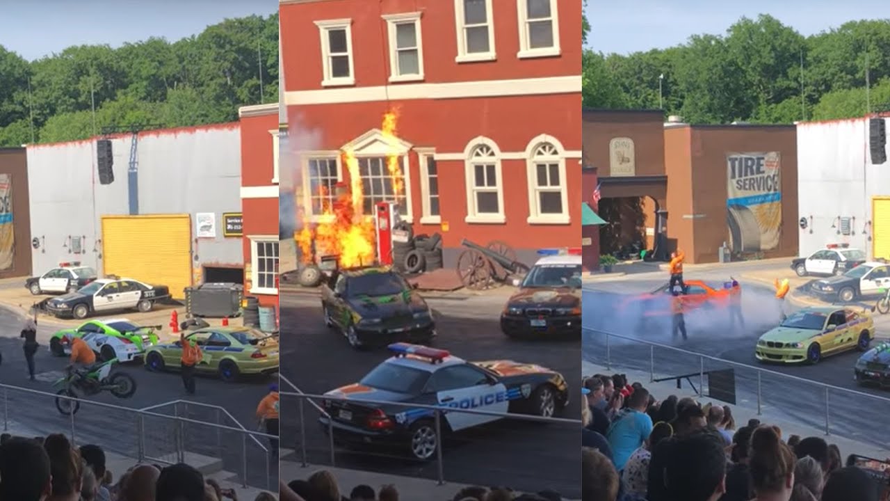 4K Complete Show Crazy Cops New York - Movie Park Bottrop Germany | May 2022 - The Action Stunt Show