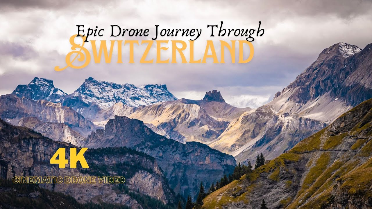 Music MIX 2025 - Epic Drone Journey Through Switzerland 2025 •  Pop Vibes & Scenic Views, 4K