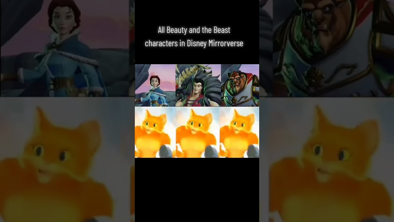 Beauty and the Beast Team In Disney Mirrorverse #disneymirrorverse #meme #trend #beautyandthebeast