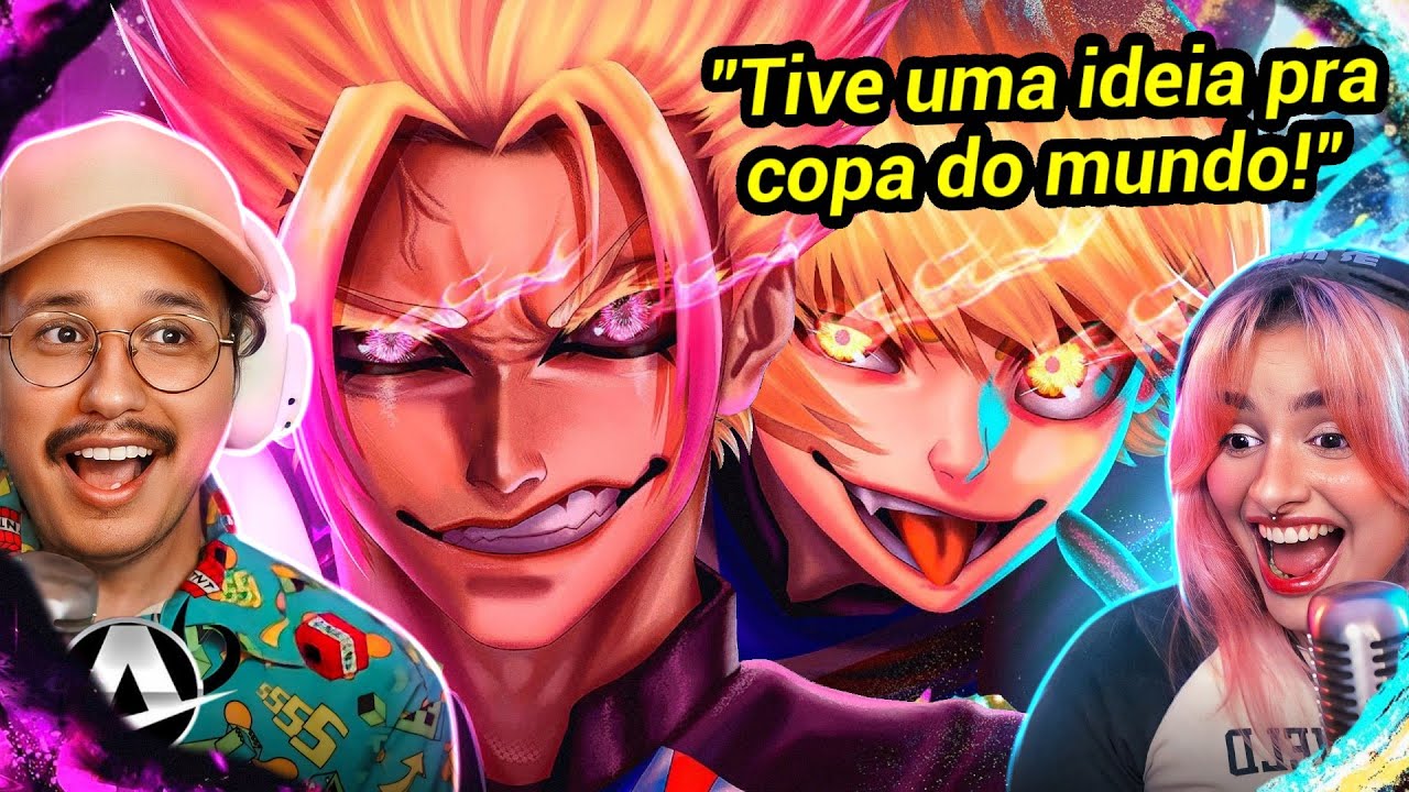 VOZ de DUBLADOR e vibe INSANA “Charles e Shidou (Blue Lock)” | AniRap & Ark King