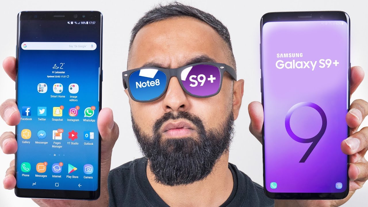 Samsung Galaxy S9 Plus против Galaxy Note 8