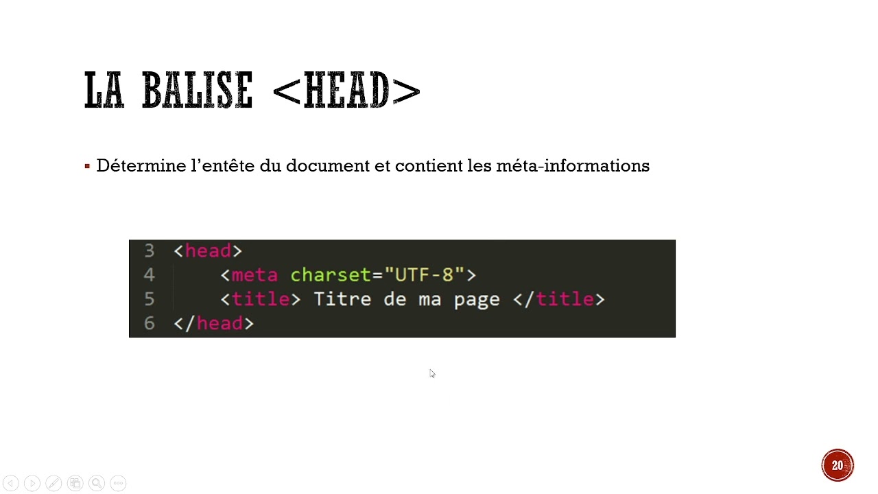 Les balises HTML partie 1 (cours html)