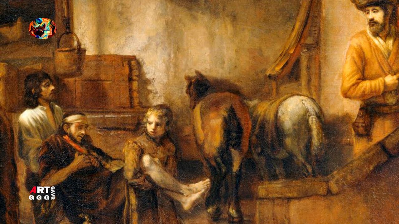 Рембрандт ван Рейн  Притча о добром самаритянине ок 1648
