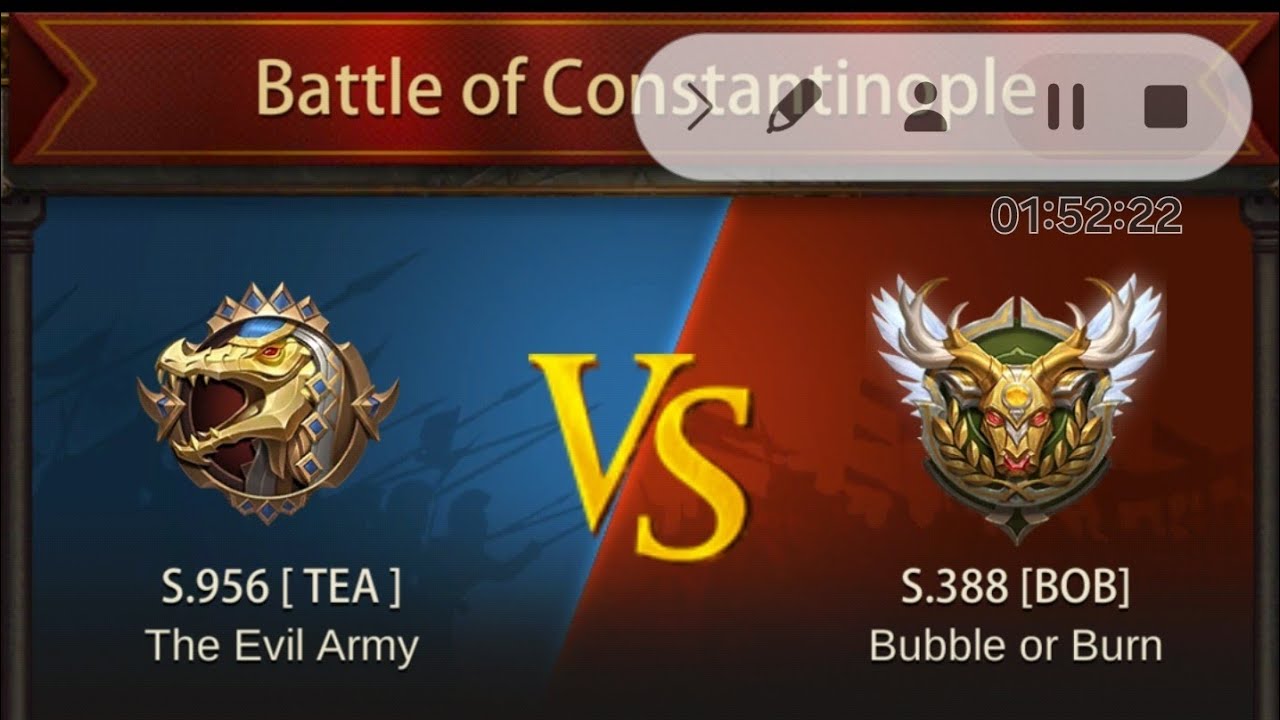 BOC Ultimate Season 98 Round 4 956 TEA vs 388 BOB