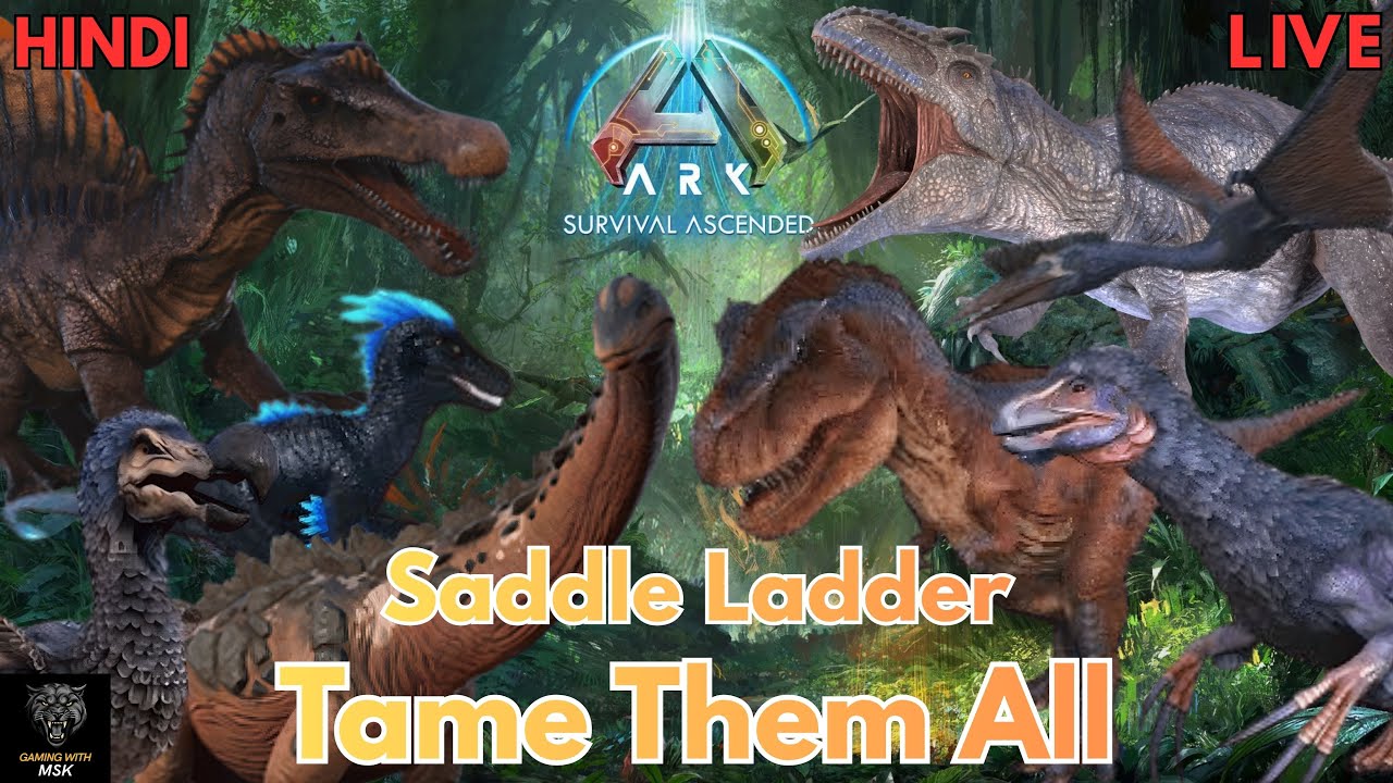 Ark Ascended ! New CHALLENGE [SADDLE LADDER ] SERIES CONTINUES ON |Day 8