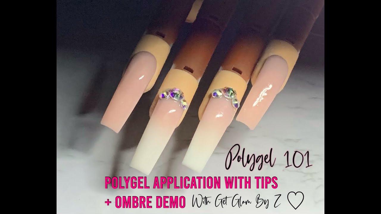 HOW TO OMBRE POLYGEL + Basic Polygel Application!