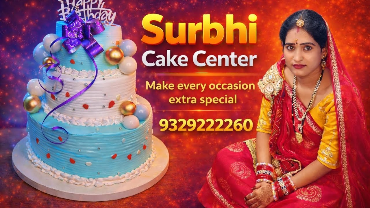 Surbhi Cake Center 🎂 | Best Birthday & Special Cakes in Town | Custom Cake Order Available