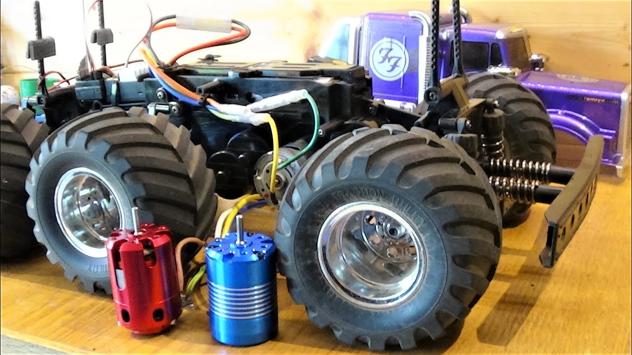 How to fit a Brushless Motor to a Tamiya Konghead & TBLE-02s Set-up