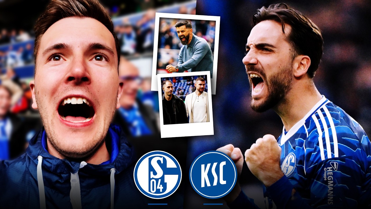 SCHALKE vs KARLSRUHE Stadion Vlog 🔥 Crunchtime ohne Dzeko & Schalke liefert ab!