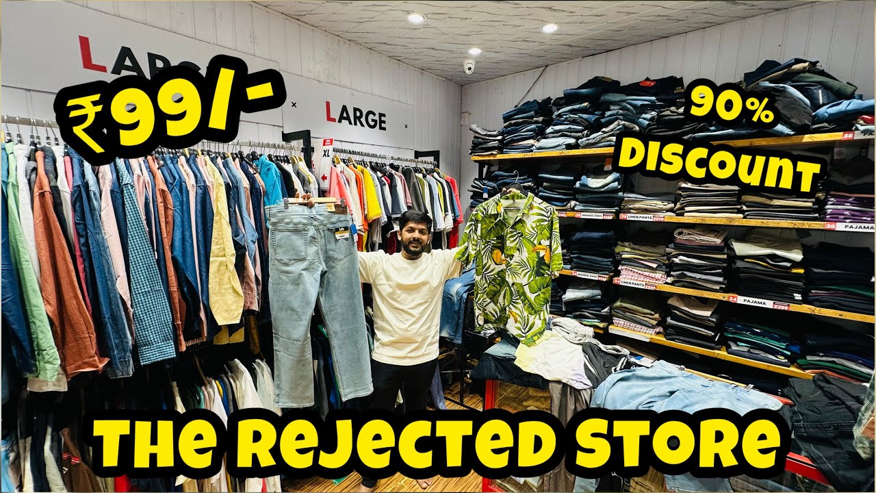 ₹99💥 Se Start Original Branded Clothes For Men's | The Rejected Store Mumbai, Tshirts, Cargo, Shirts