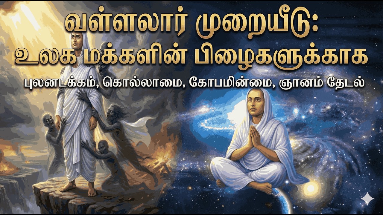 வள்ளலார் ஏன் அழுதார்? உலக மக்களுக்காக செய்த உருக்கமான பிரார்த்தனை!