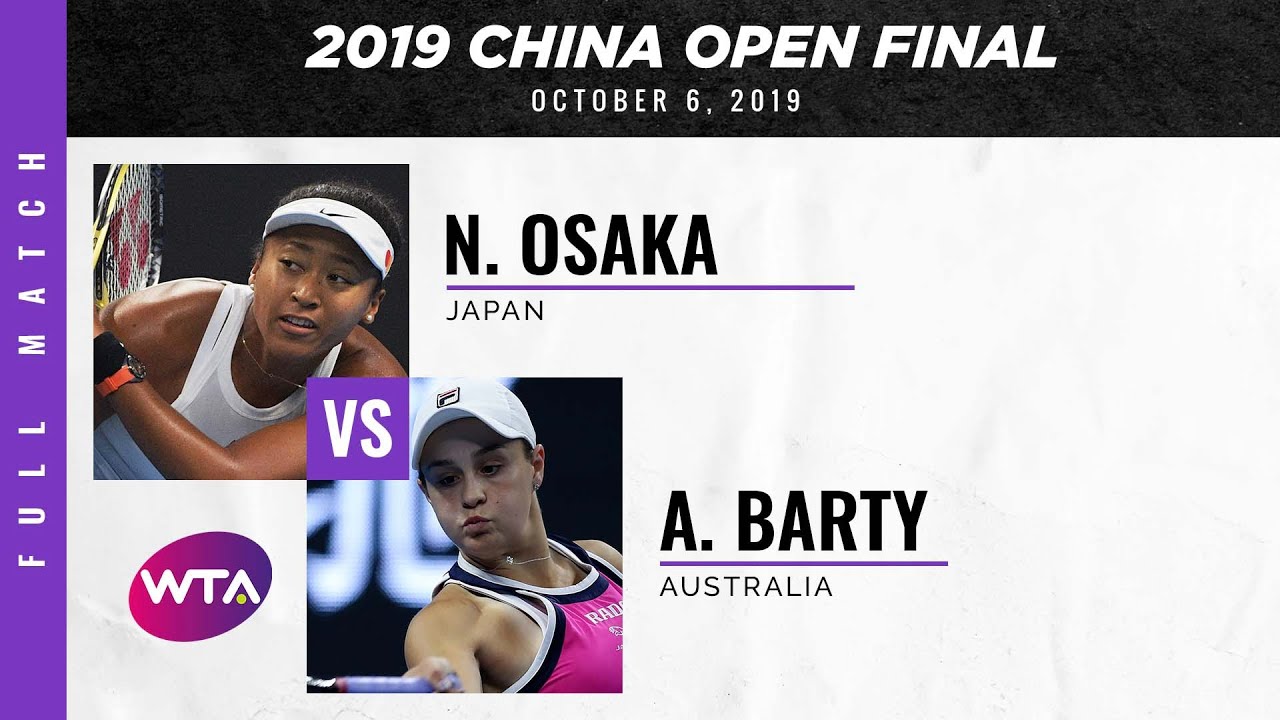 Naomi Osaka vs. Ashleigh Barty | Full Match | 2019 China Open Final