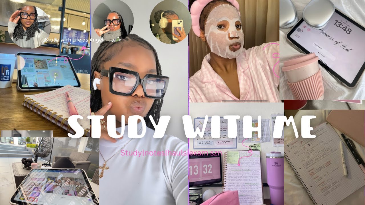 EXAM SZN VLOG|prep|study date|hauls|notes|self care[South African YouTuber]