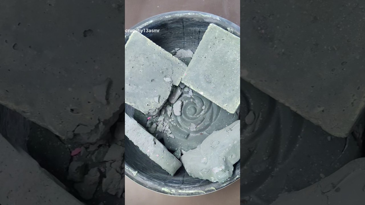 Dusty grey crush #gymchalk  #crunchy13asmr #satisfying  #gymchalkasmr #dustyreforms #crunchycrumble