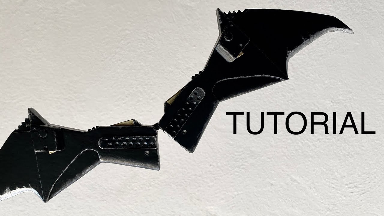 Batarang 100% cartón (The Batman 2022)| Robert Pattinson | Tutorial #batman #thebatman #dc