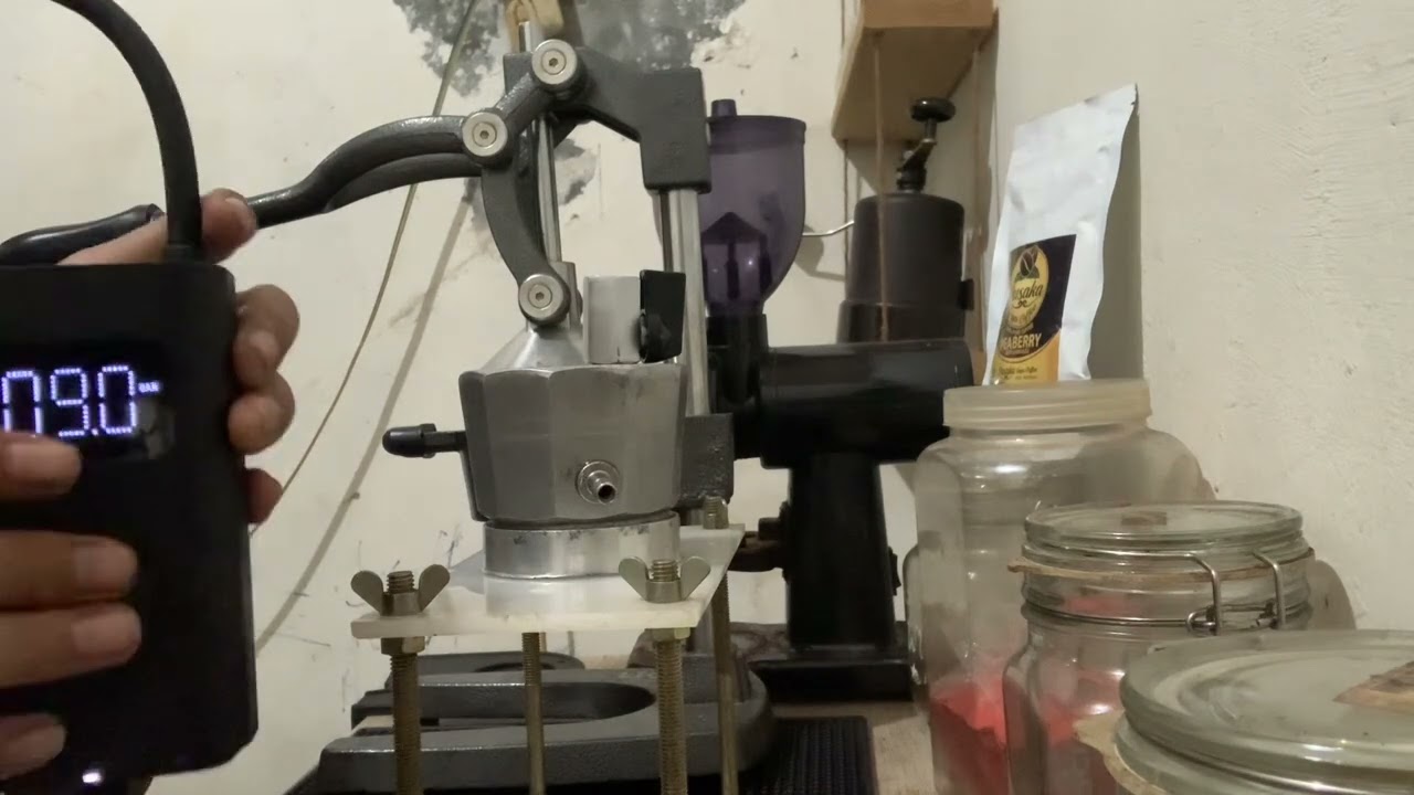 Espresso di moka pot bisa 8,5 bar (diy espresso maker)