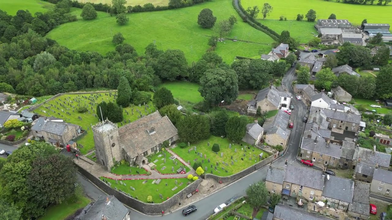 Ribble Valley aerial view &hellip; old version (flawed sound!) see updated movie for a better sound. 
