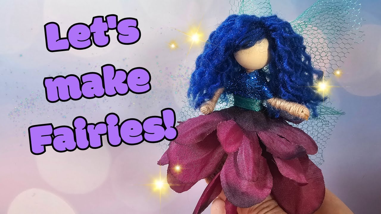 DIY Easy Cute little Wire Fairies you CAN make!  #miniature #dollhouse #miniaturecrafts