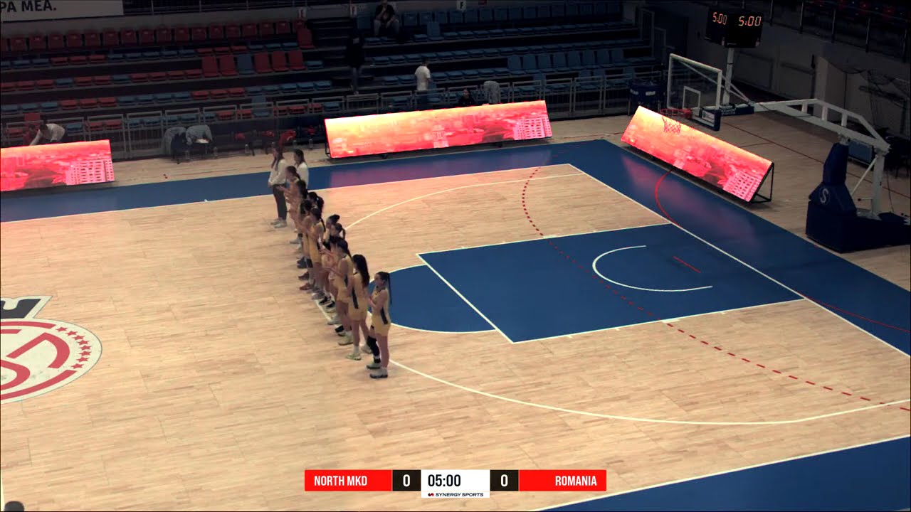U14 Romanian 4 Nations Cup: North Macedonia - Romania (girls)