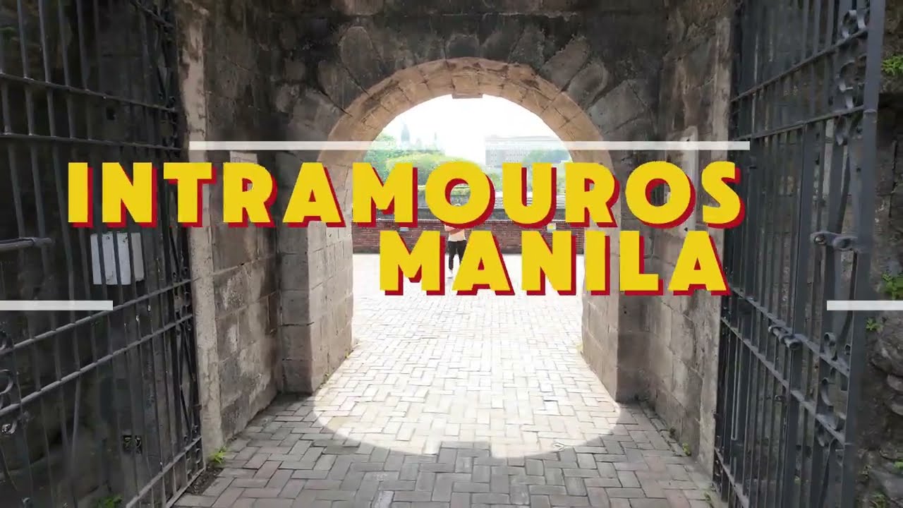 Intramuros Manila - walking tour Fort Santiago Philippines - apologies for the spelling mistake 
