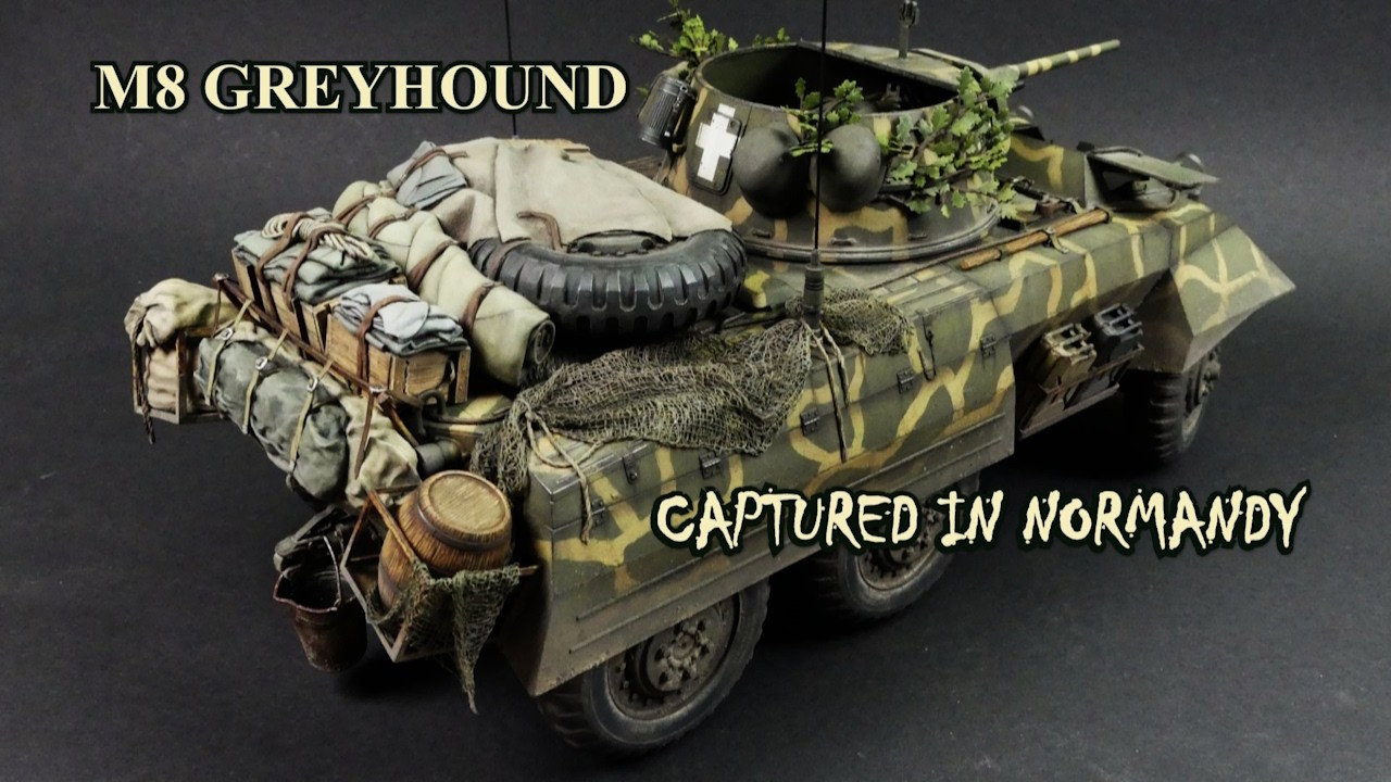 How I invested all my skills -  Building a 1/16 Scale Captured M8 Greyhound - Part 3