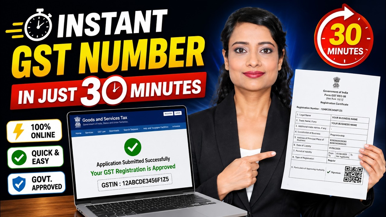 New GST Registration apply online free | GST Registration Apply Online 2026 | How to get a GST Nu...