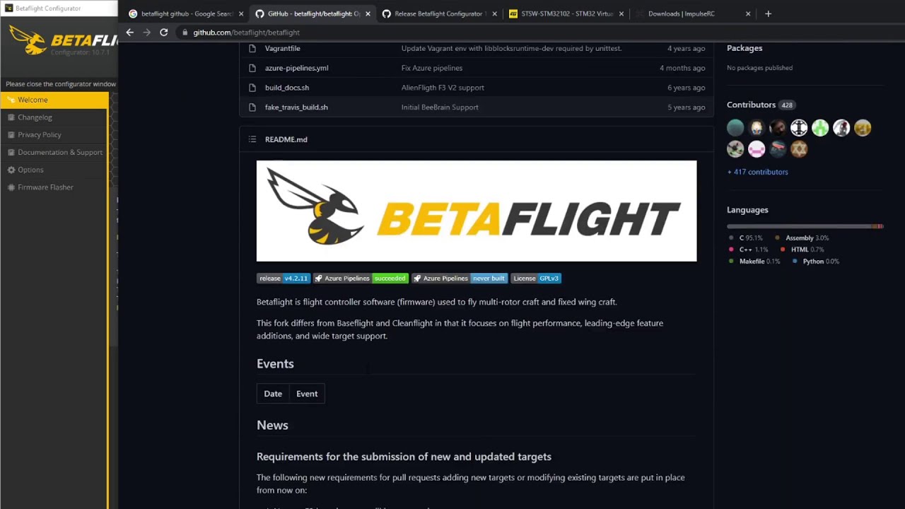 Betaflight Setup (Part 1) - BetaFlight Download & Firmware Flash