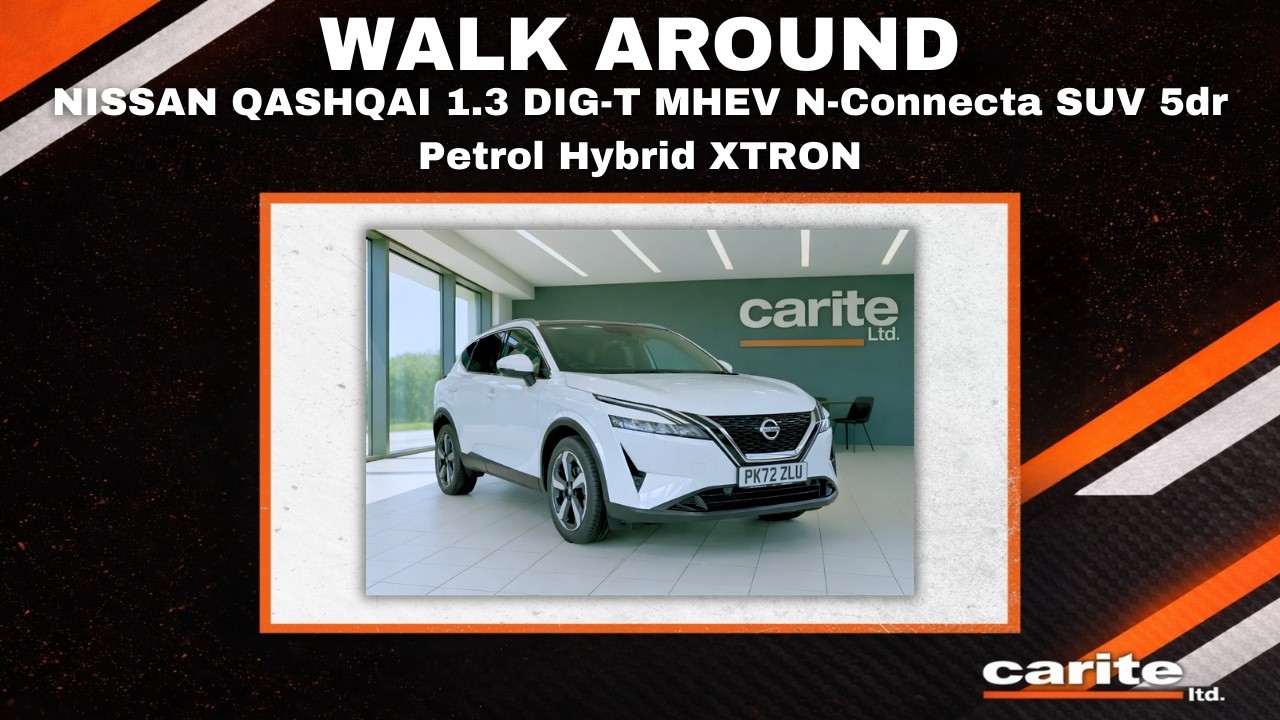 Nissan Qashqai 1.3 DIG-T MHEV N-Connecta SUV 5dr Petrol Hybrid XTRON - walk around