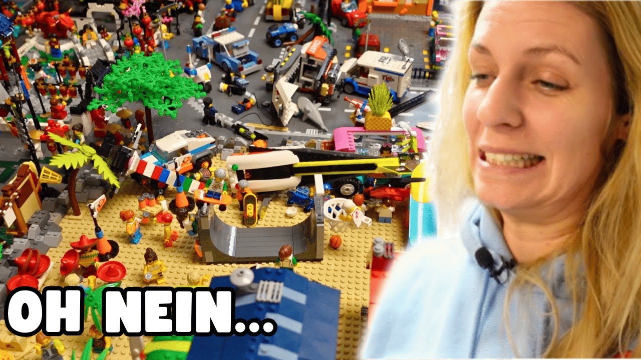 🚁 CRASH IN WILD CITY! LEGO City Helikopter stürzt von der Decke! ☆ Lego City 381