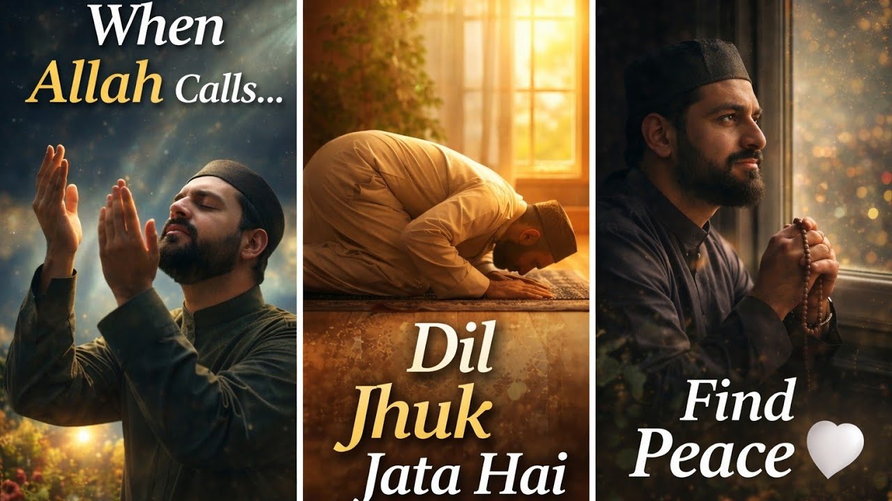 When Allah Calls, the Heart Bowed | Peaceful Naat for the Soul | Natural Awan