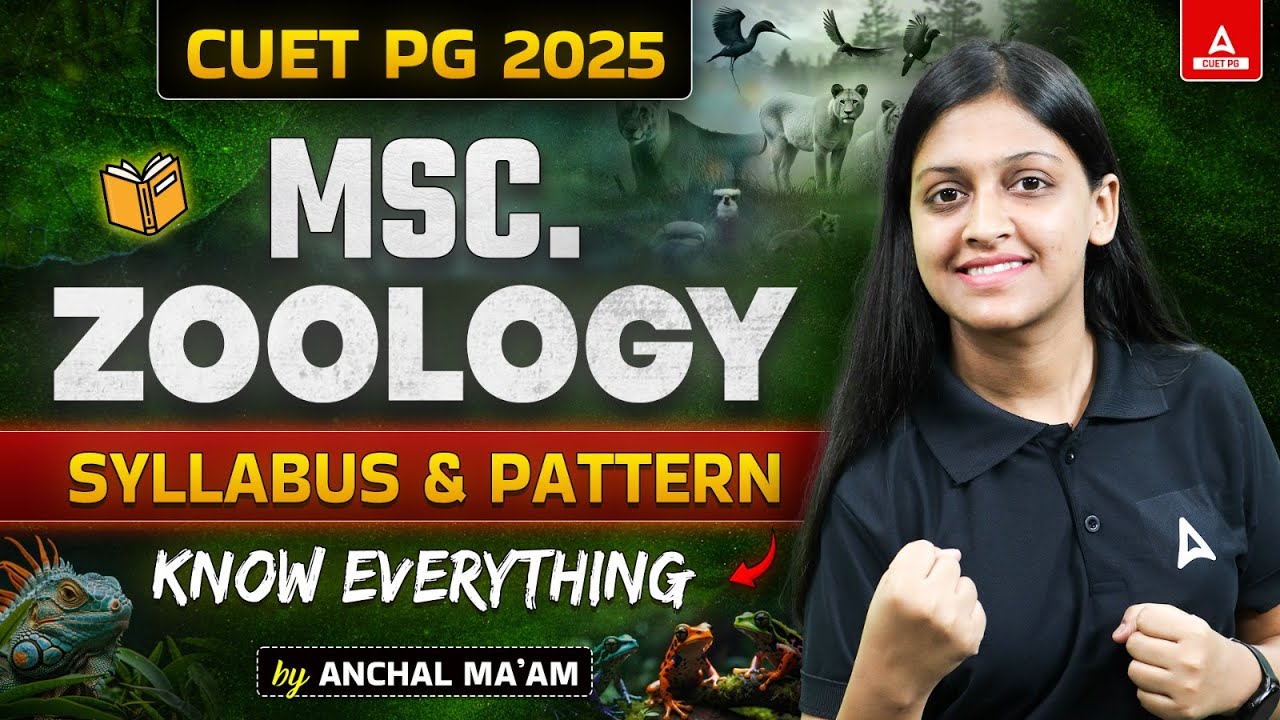 CUET PG MSC Zoology 2025 📚 Syllabus and Exam Pattern