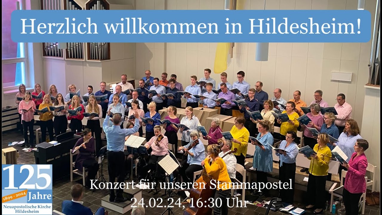 NAK Konzert für den Stammapostel live aus der Gemeinde Hildesheim