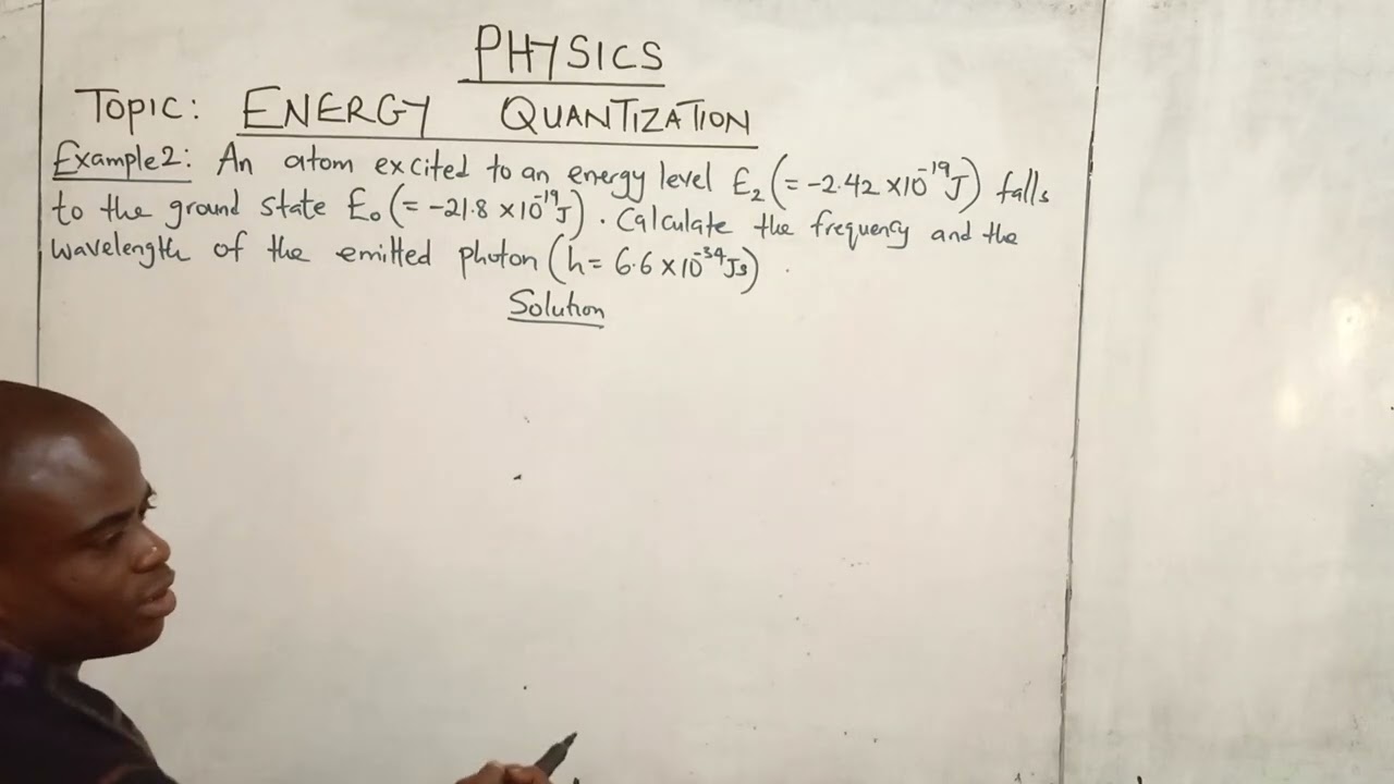 Solved Problems on Energy Quantization ( SS3 )