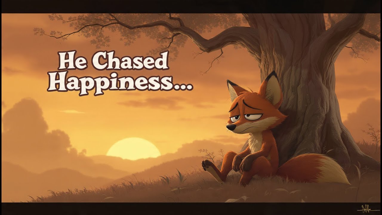 He Chased Happiness Until He Lost Everything 🦊 | A Powerful Moral Story
