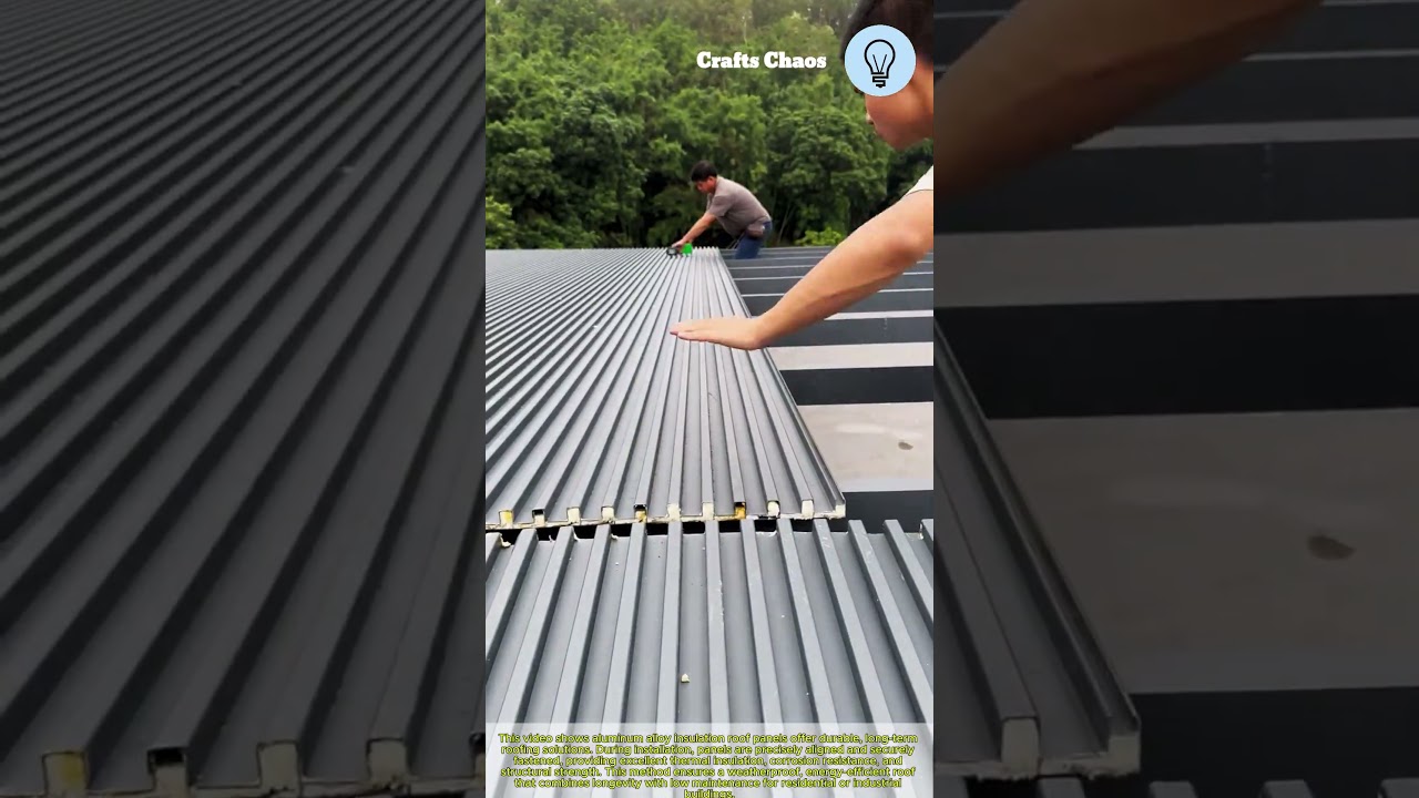 Aluminum alloy insulation aluminum roof panel installation: durable, long term roof solutions