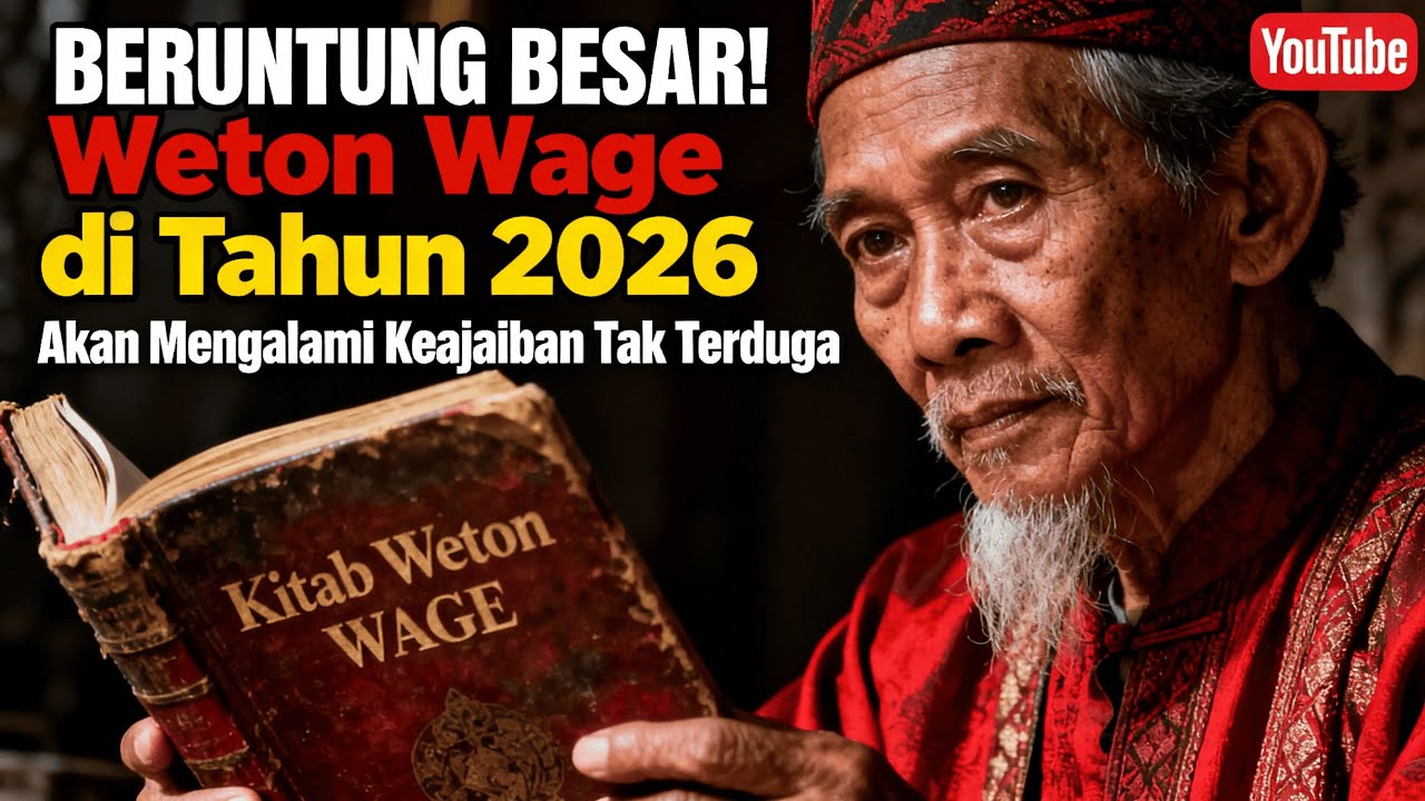 BERUNTUNG BESAR! Weton Wage di Tahun 2026 Akan Mengalami Keajaiban Tak Terduga