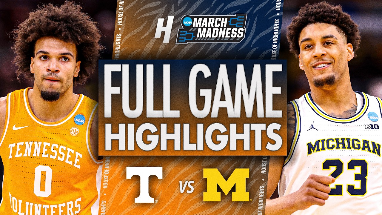 Теннесси против Мичигана - ПОЛНЫЙ ОБЗОР МАТЧА 🔥 Элитная восьмерка | NCAA March Madness 2026