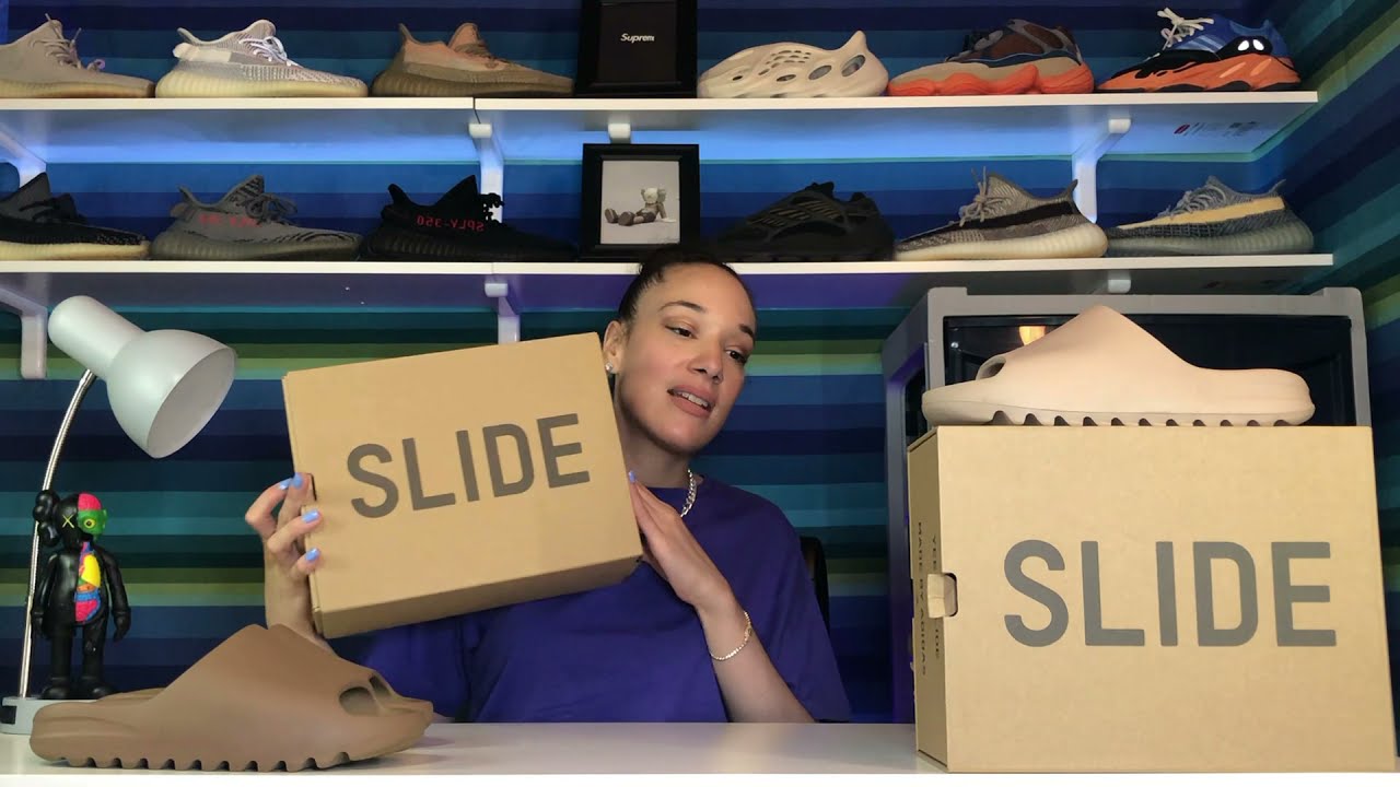 YEEZY SLIDES REVIEW AND ON FEET + Outfit Idea