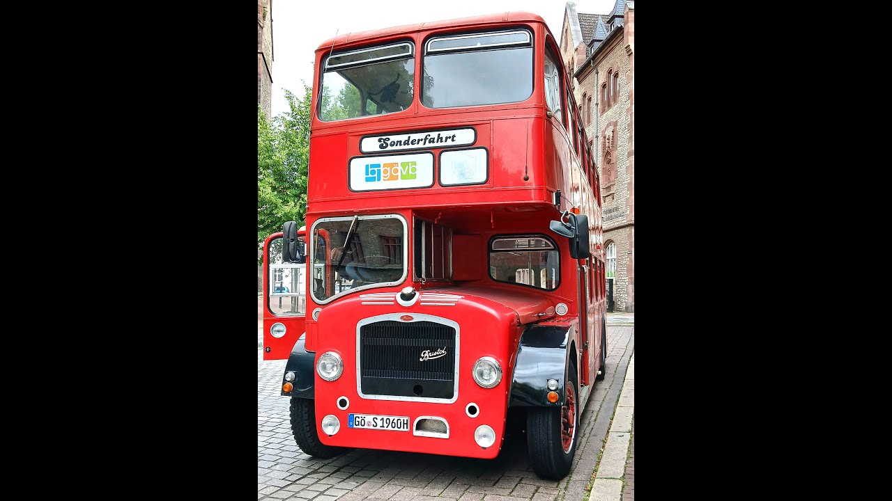 City Sightseeing on Oldtimer Double Decker Bus 