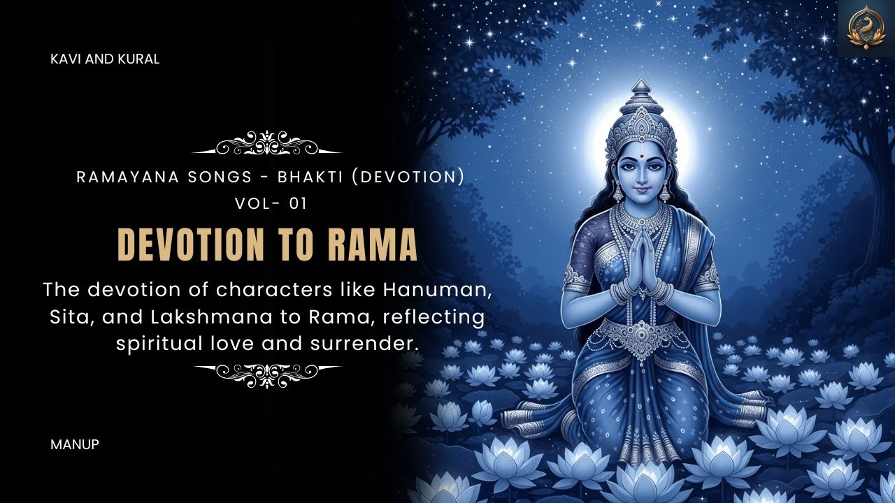 Devotion to Rama - Vol 1  Hanuman, Sita & Lakshmana's Bhakti | English Song | Kavi And Kural | Manup