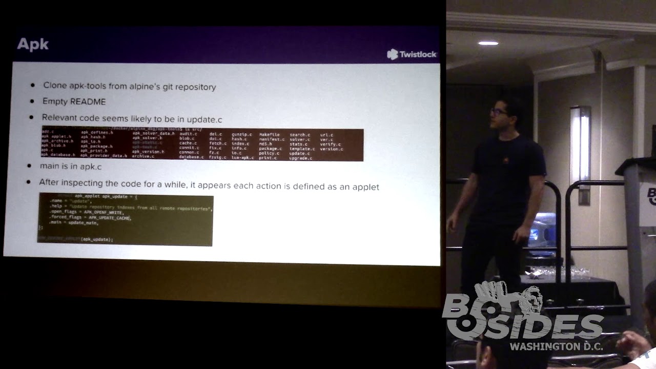 BSides DC 2017 - Exploiting Alpine Linux: From vulnerability discovery to code execution